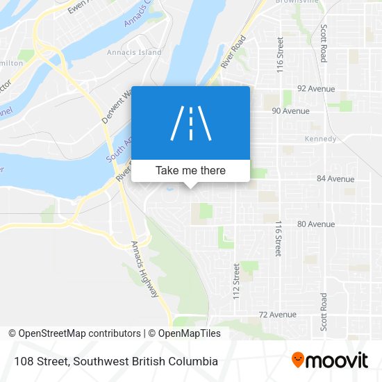 108 Street map