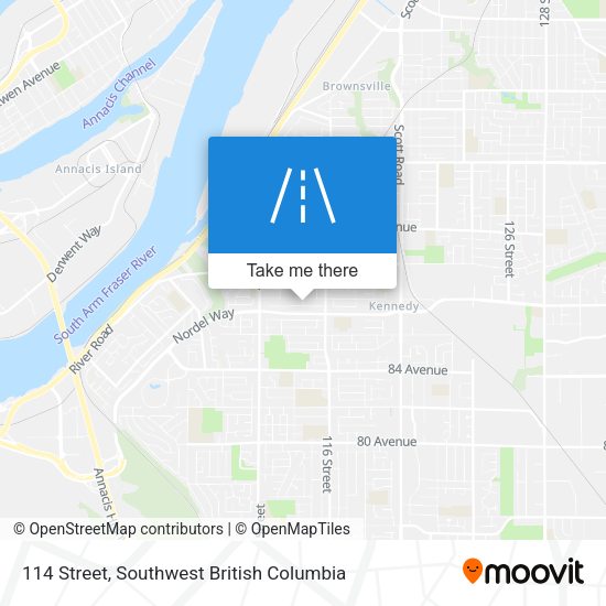 114 Street map