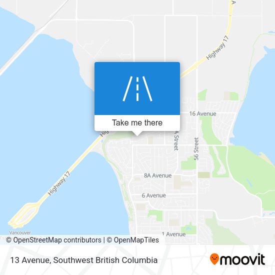 13 Avenue map