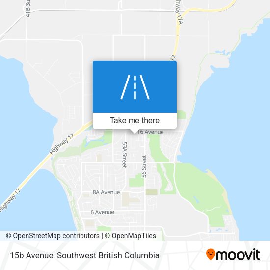 15b Avenue map