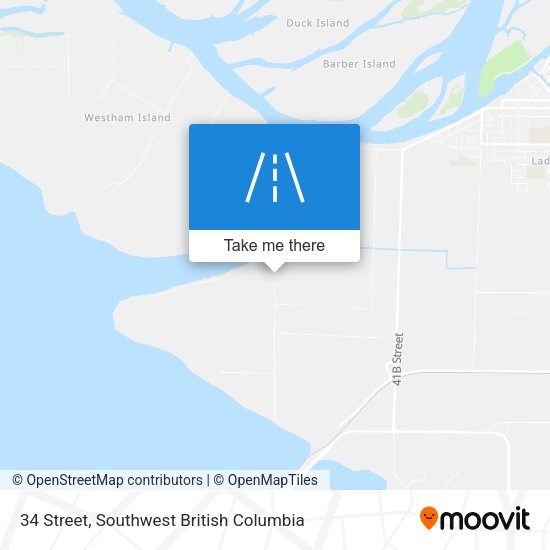 34 Street map
