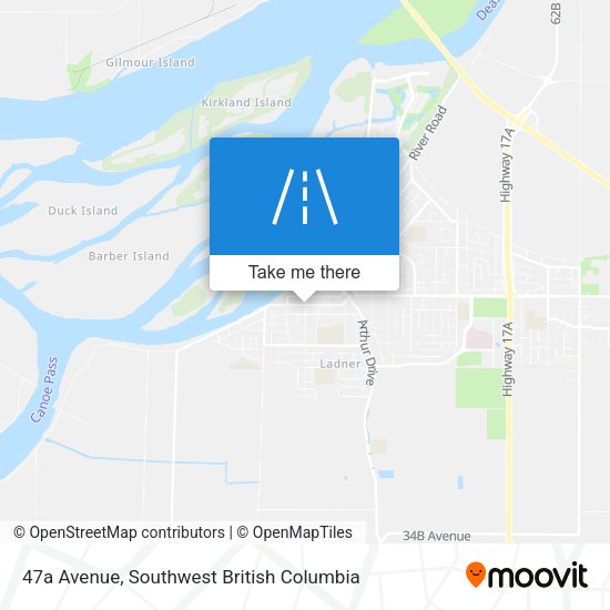 47a Avenue map