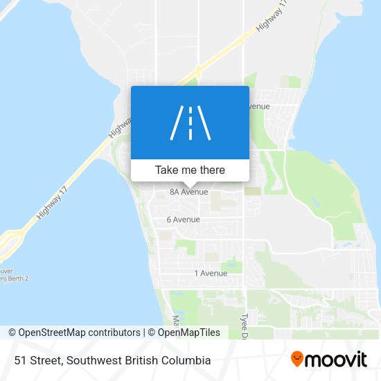 51 Street map