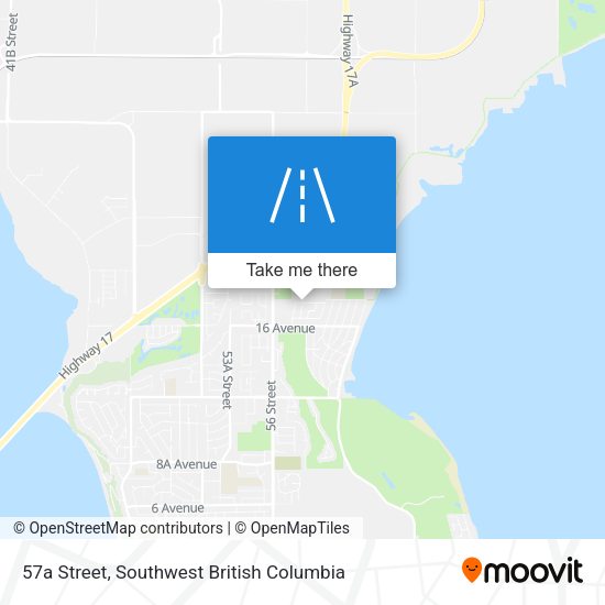 57a Street map