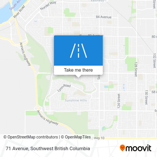 71 Avenue map