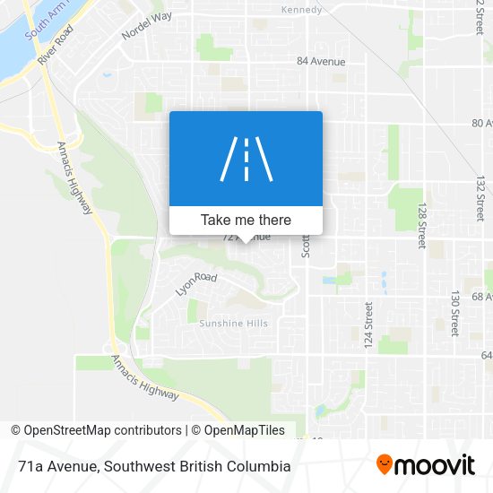 71a Avenue map