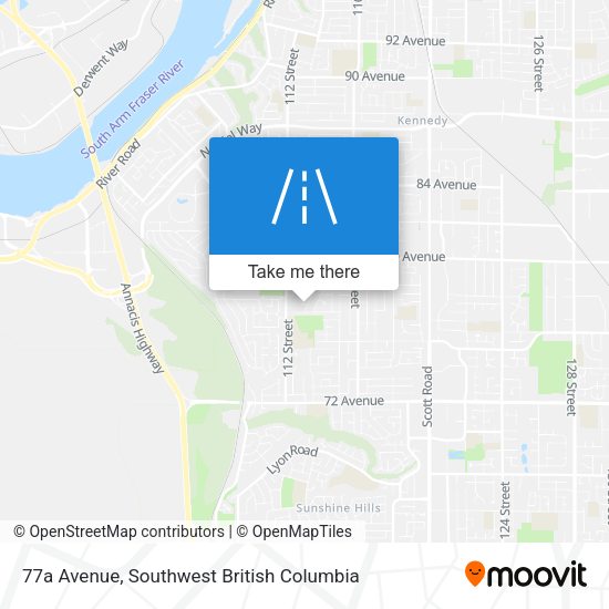 77a Avenue map
