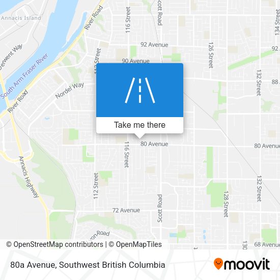 80a Avenue map