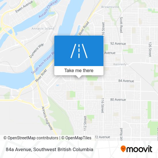 84a Avenue map
