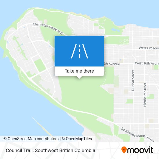 Council Trail map