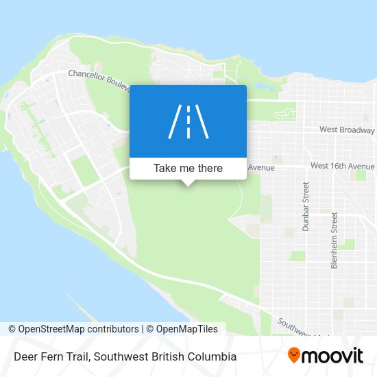Deer Fern Trail map