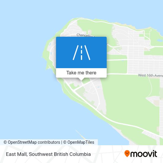 East Mall map