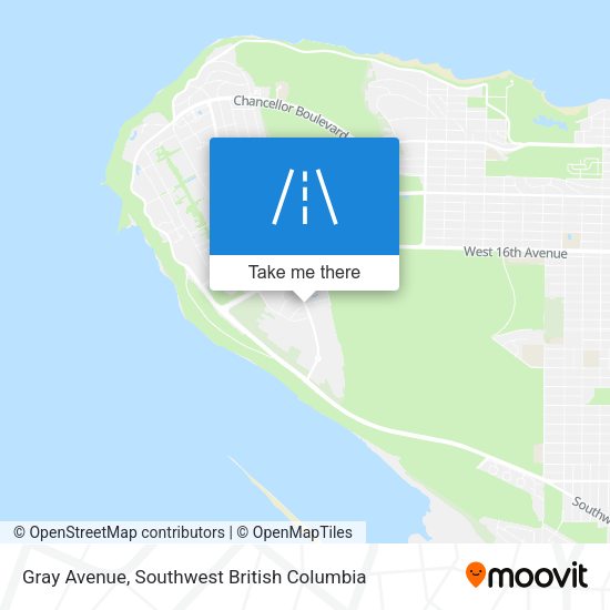 Gray Avenue map