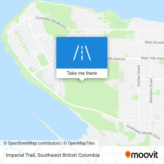 Imperial Trail map