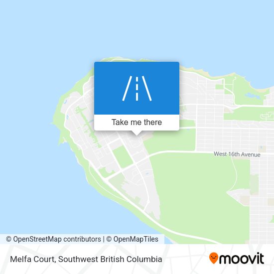 Melfa Court map