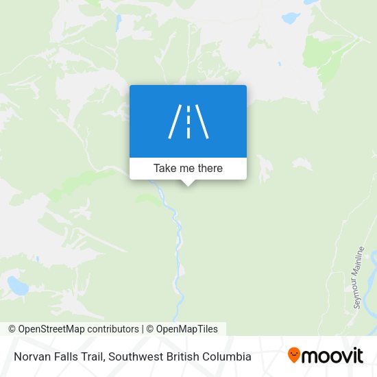 Norvan Falls Trail map