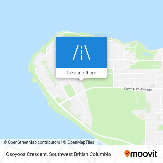 Osoyoos Crescent map