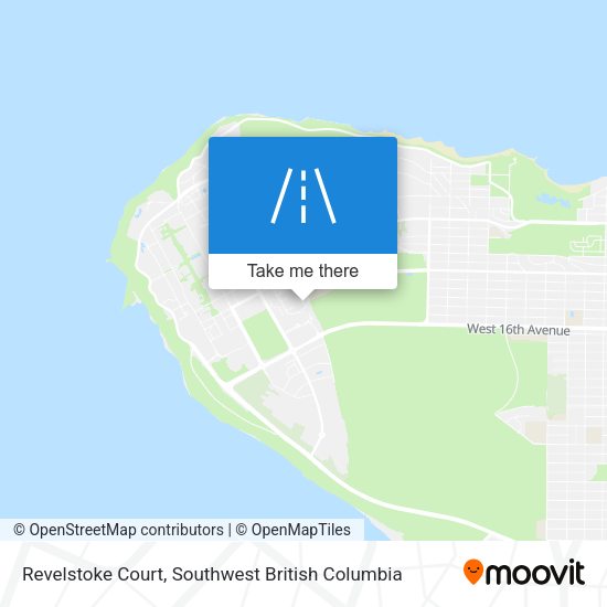 Revelstoke Court map