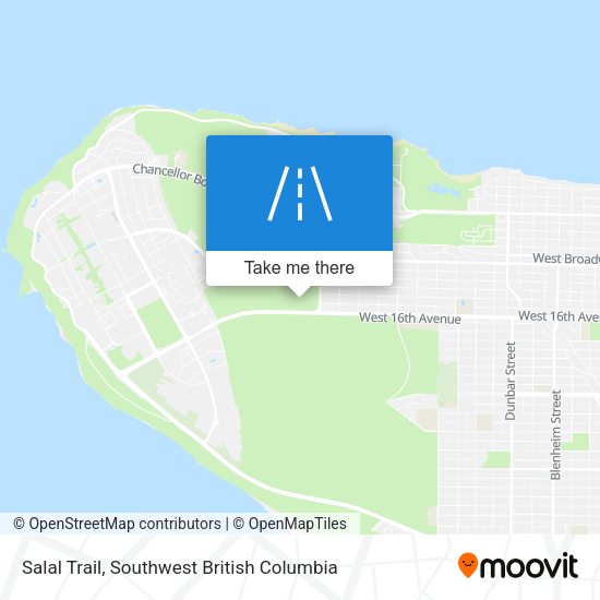 Salal Trail map