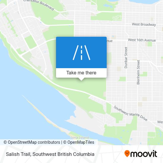 Salish Trail map