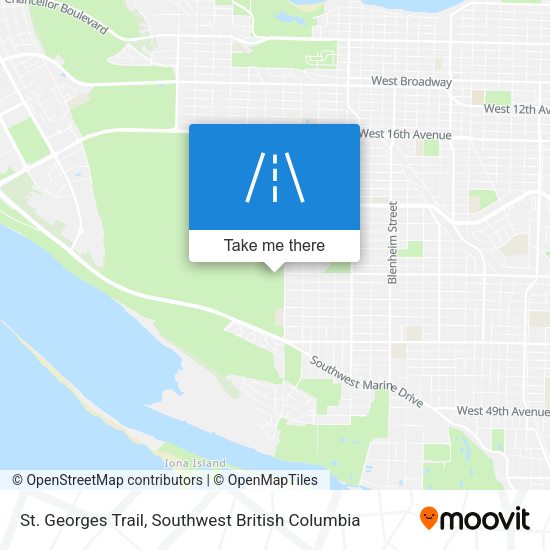 St. Georges Trail map