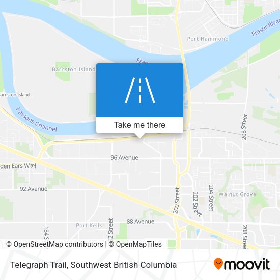 Telegraph Trail map