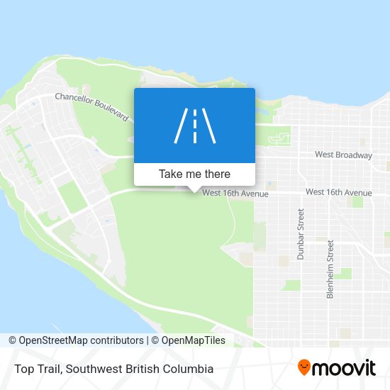 Top Trail map