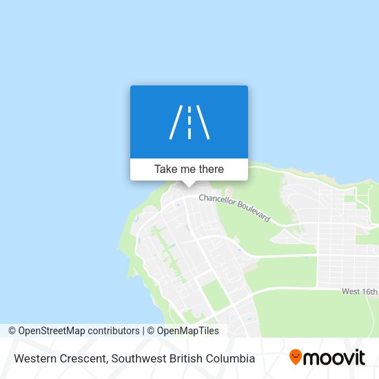 Western Crescent map