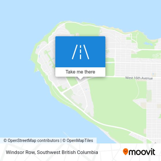Windsor Row map