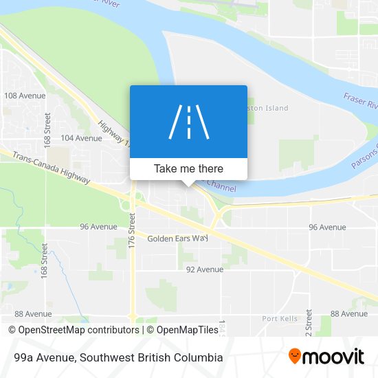 99a Avenue map