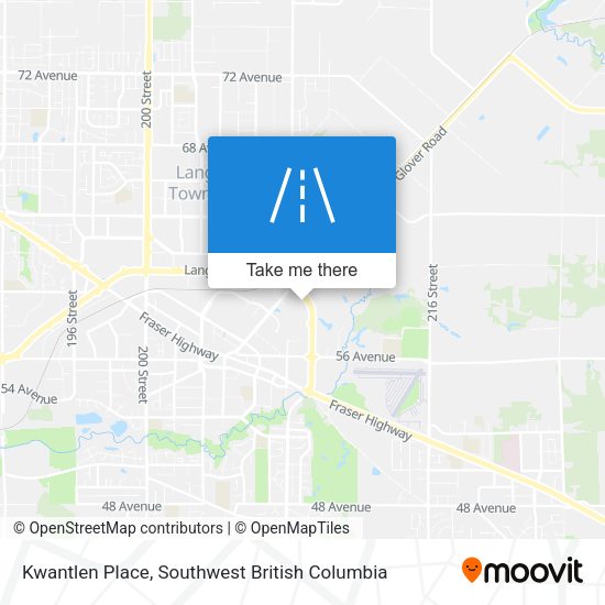 Kwantlen Place map