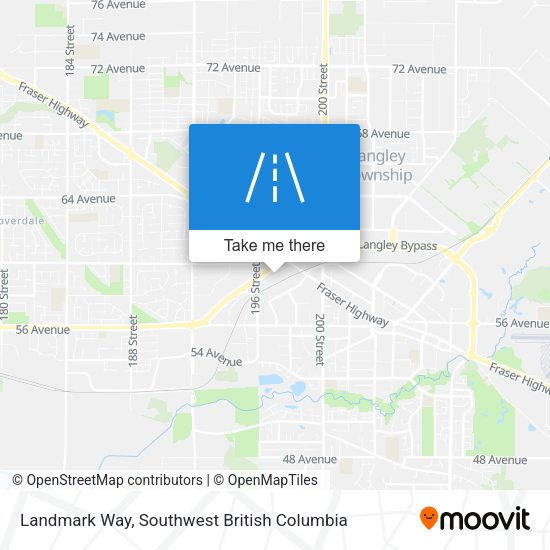 Landmark Way map