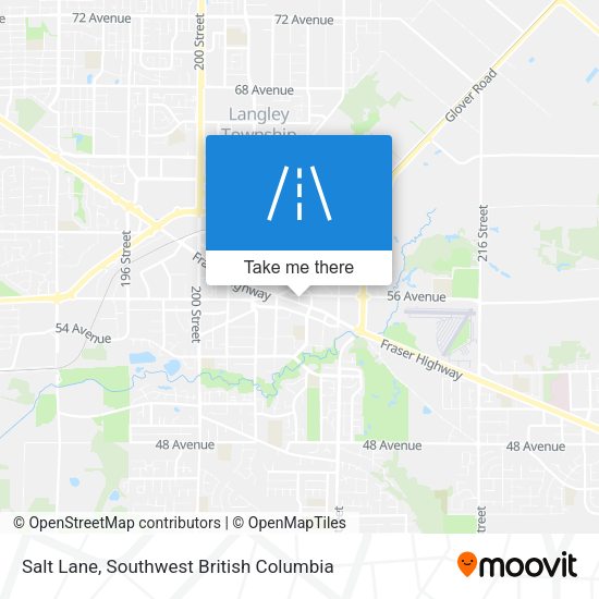 Salt Lane map