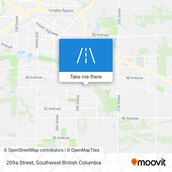 209a Street map