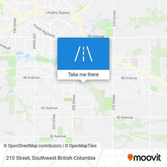 210 Street map