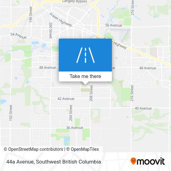 44a Avenue map
