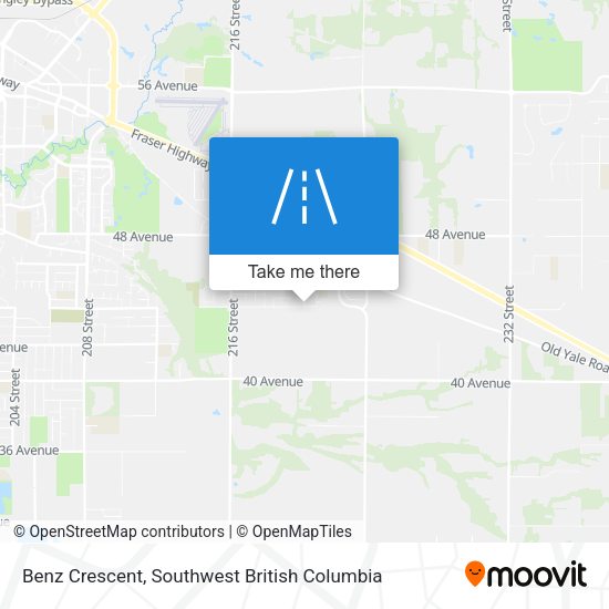 Benz Crescent map