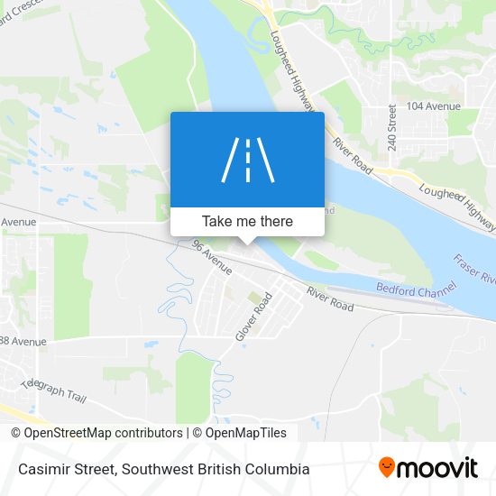 Casimir Street map