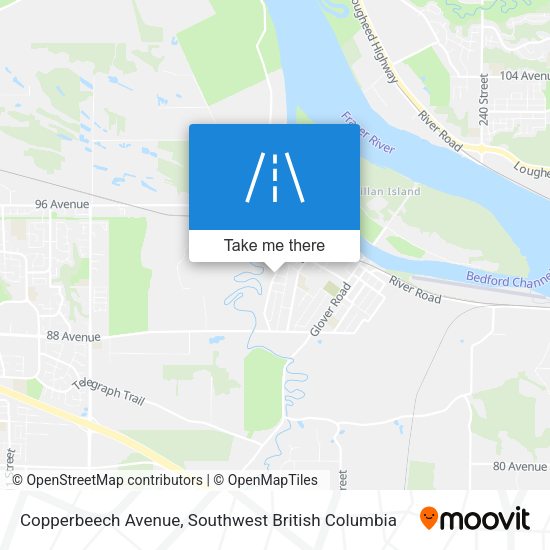 Copperbeech Avenue map