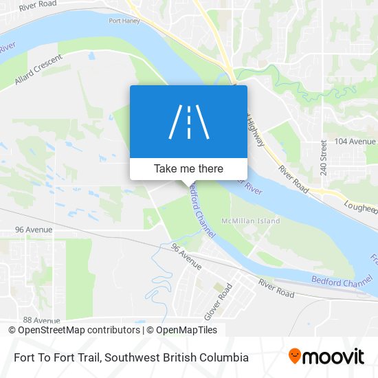 Fort To Fort Trail map
