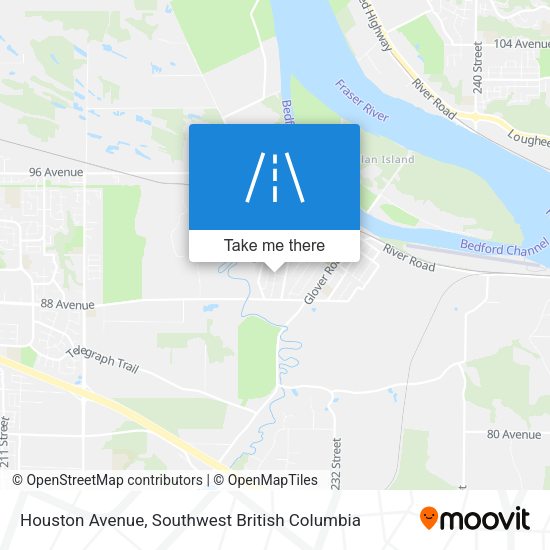 Houston Avenue map