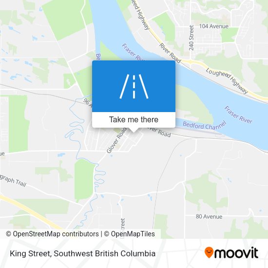 King Street map