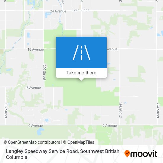 Langley Speedway Service Road plan