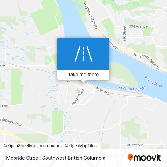 Mcbride Street map