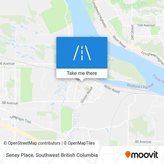 Seney Place map