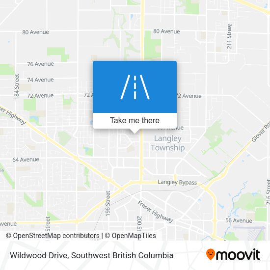 Wildwood Drive map