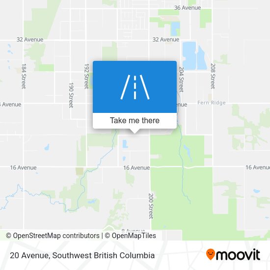 20 Avenue map