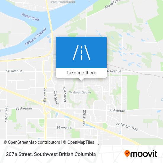207a Street map