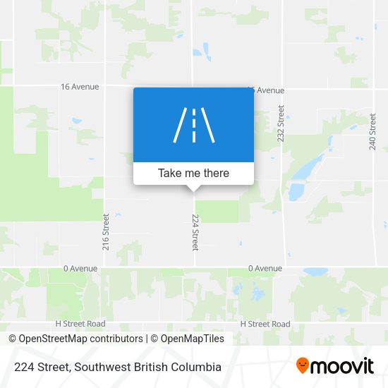 224 Street map