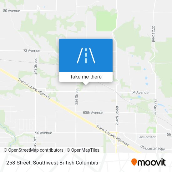 258 Street map